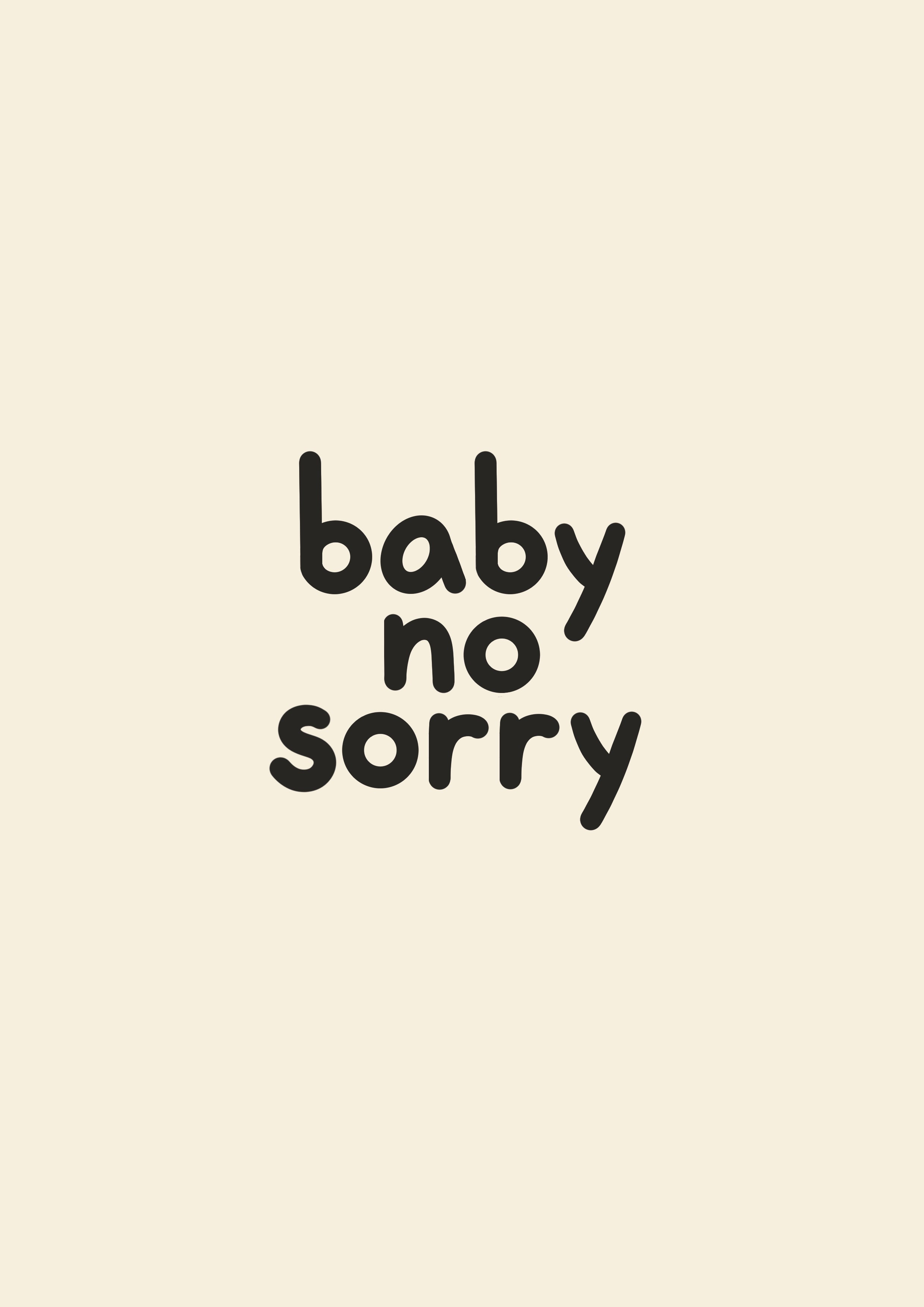 Gallery Detail: Baby No Sorry Toddler Streetwear For Strong Personalities